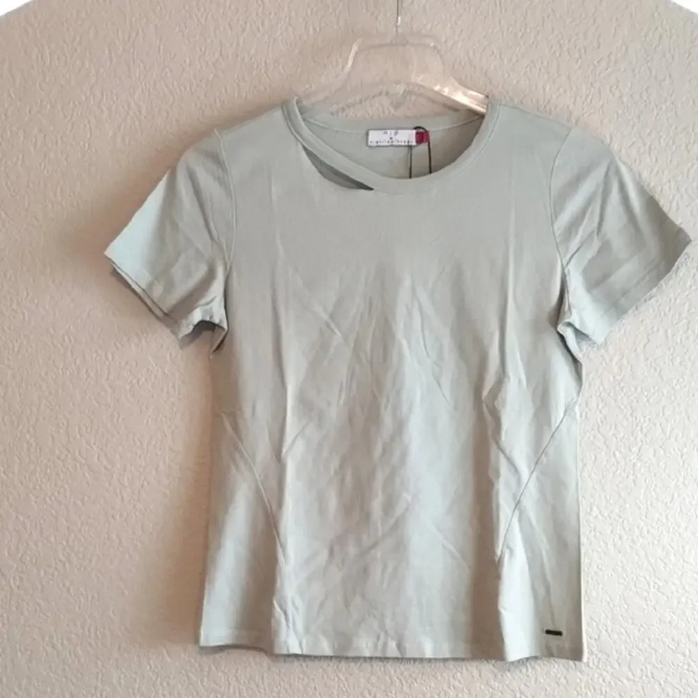 Revolve n: PHILANTHROPY NWT Sage Harlow BFF Cutout 100% Cotton T-shirt S